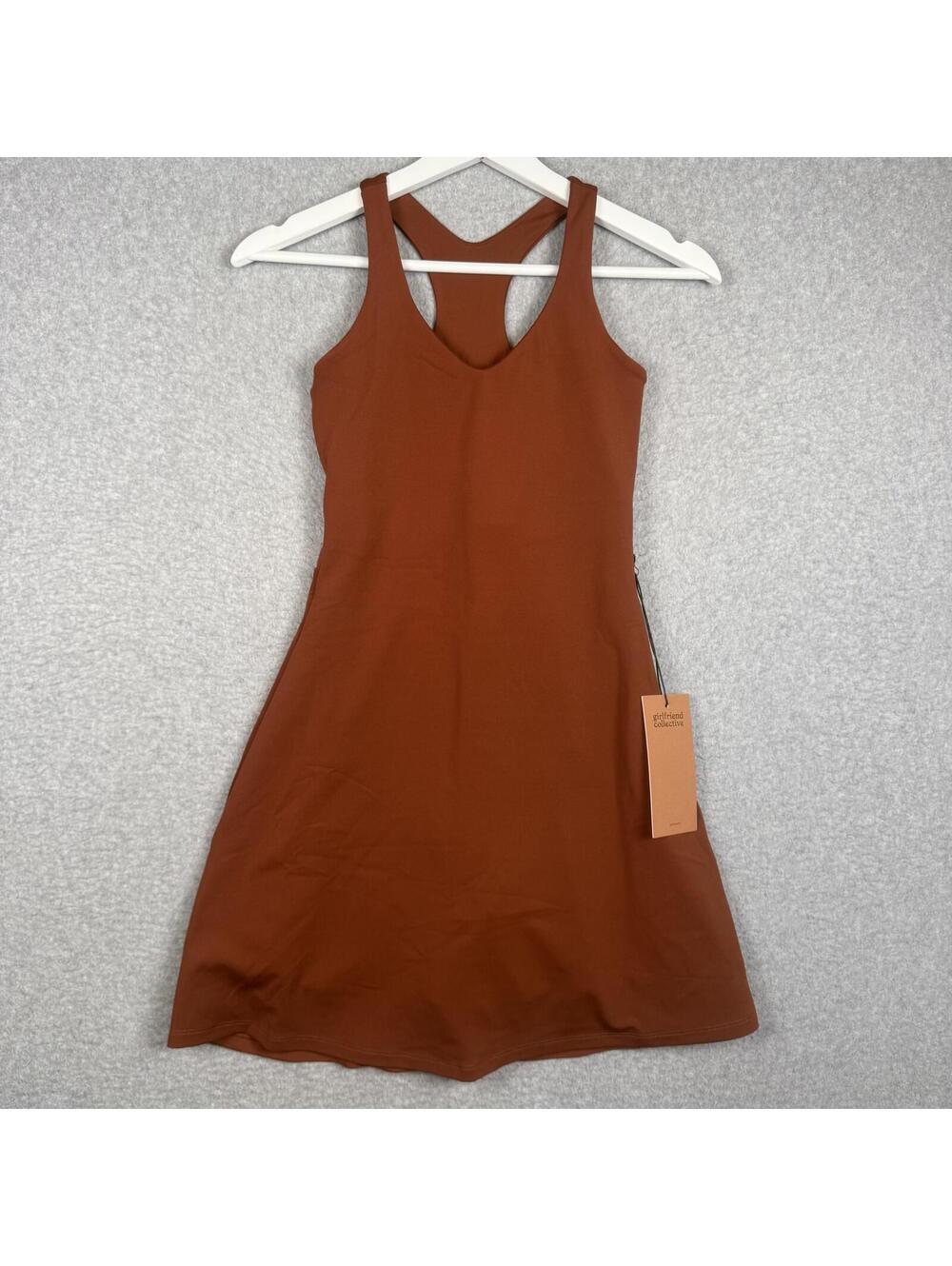 Brand New Girlfriend Collective Women's Size XS Sleeveless A Line Mini Dress